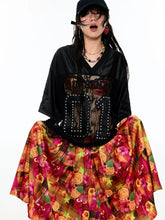 Fruit Printed Low-waist A-line Skirt - CHINASQUAD