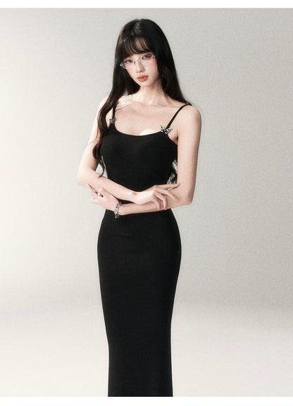 Butterfly Hardware Sculpting Stretch Cami Maxi Dress