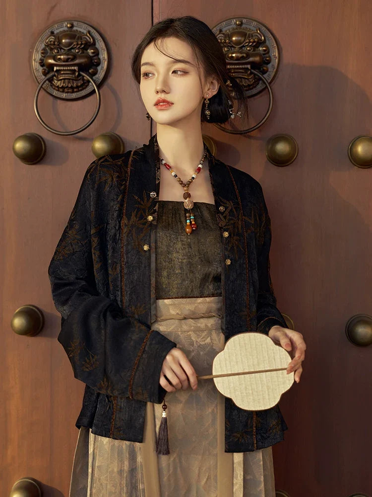 (Final Sale) "梧桐诗篇" Modern-style Hanfu Set