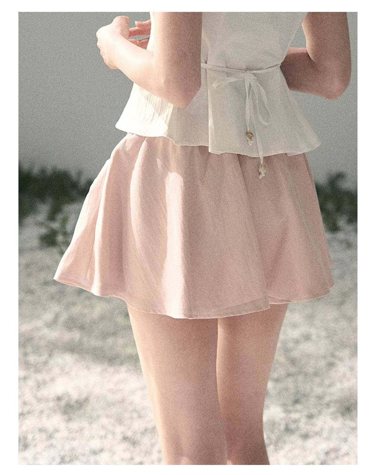 Wind Chimes Corridor A-Line Skirt