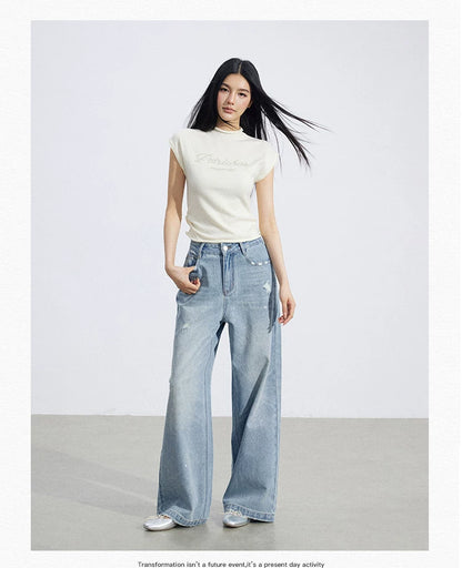 Soft Sculpt Rolled-Edge Sleeveless Knit Top