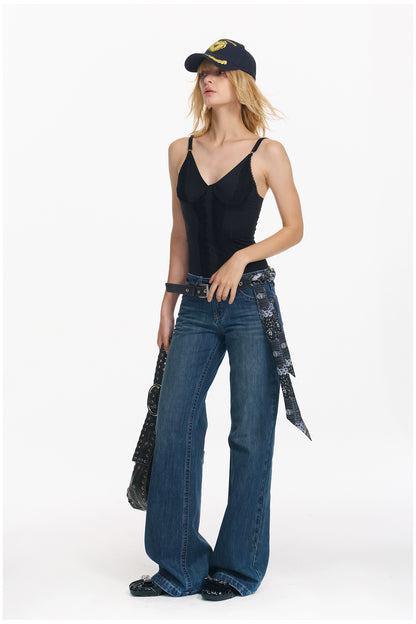 Embroidered Slim Fit Camisole