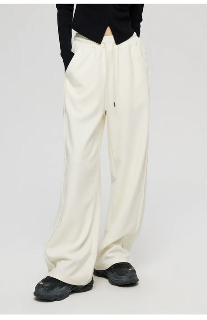 Frayed Wide Leg Pants