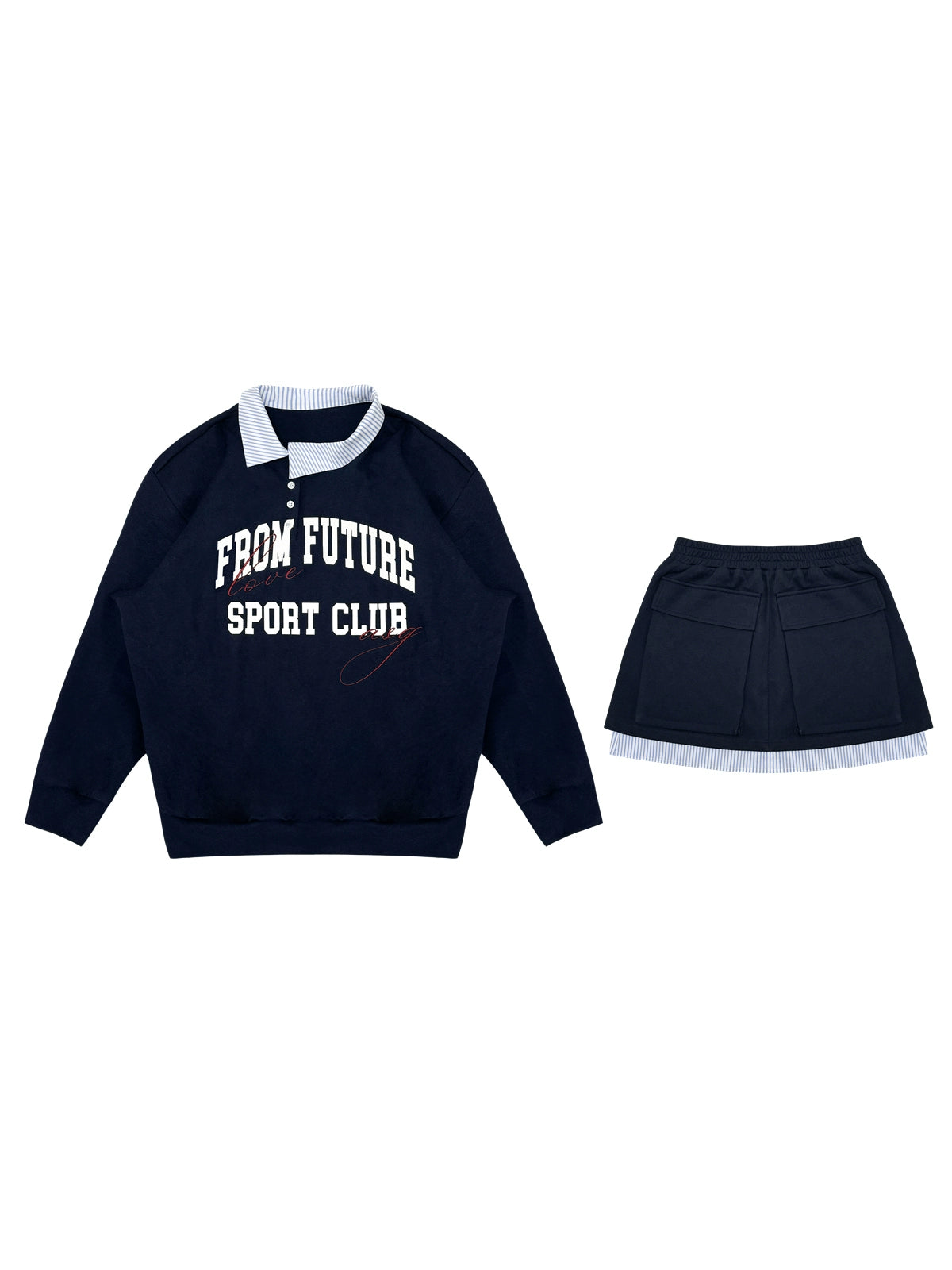 American College Style Sports Sweatshirt