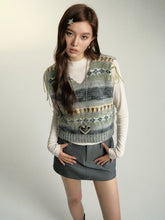 Gray Fringe Cardigan - CHINASQUAD