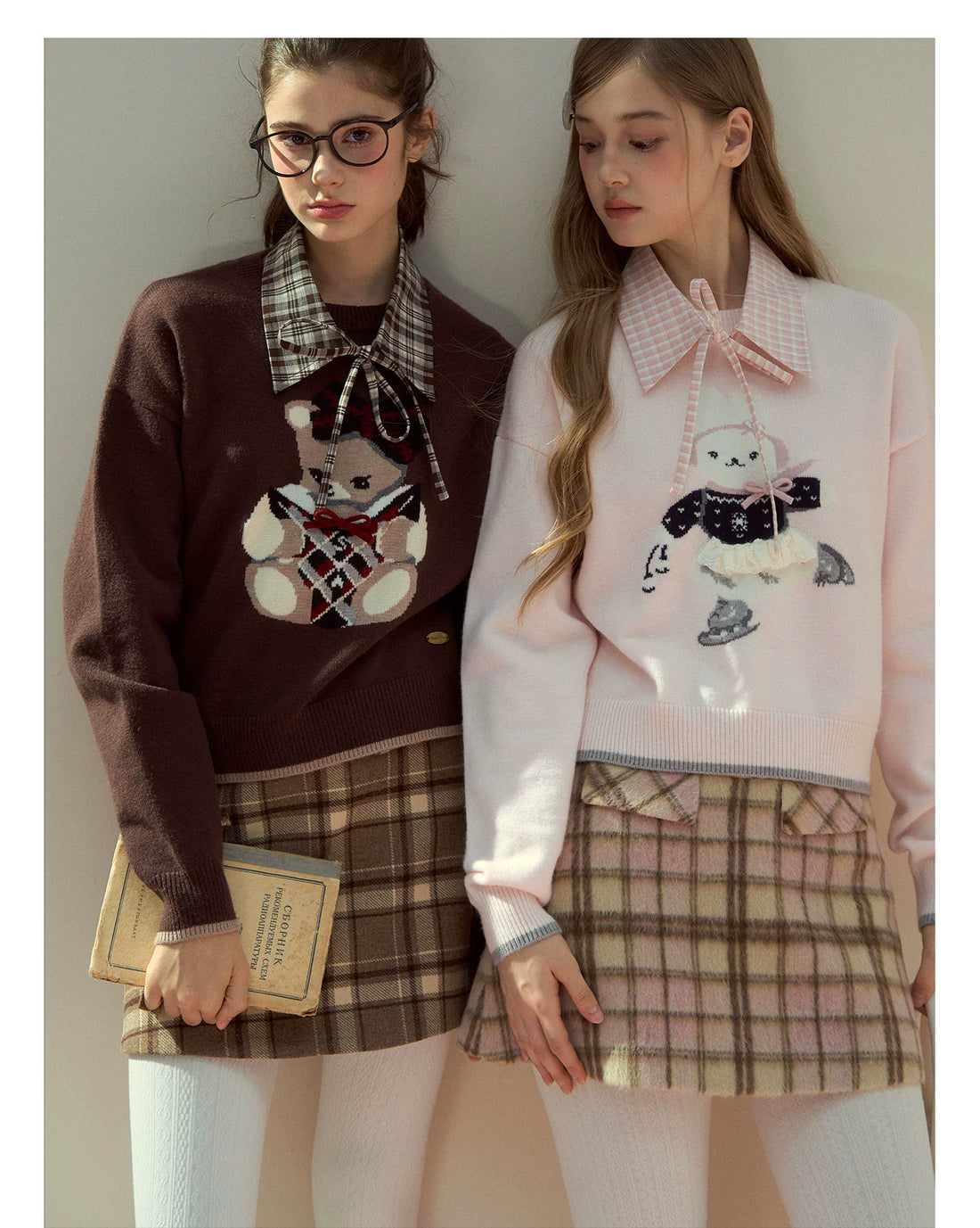Bunny Diary Collar Sweater
