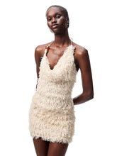 V-Neck Beaded Draped Collar Halter Cami Top - CHINASQUAD