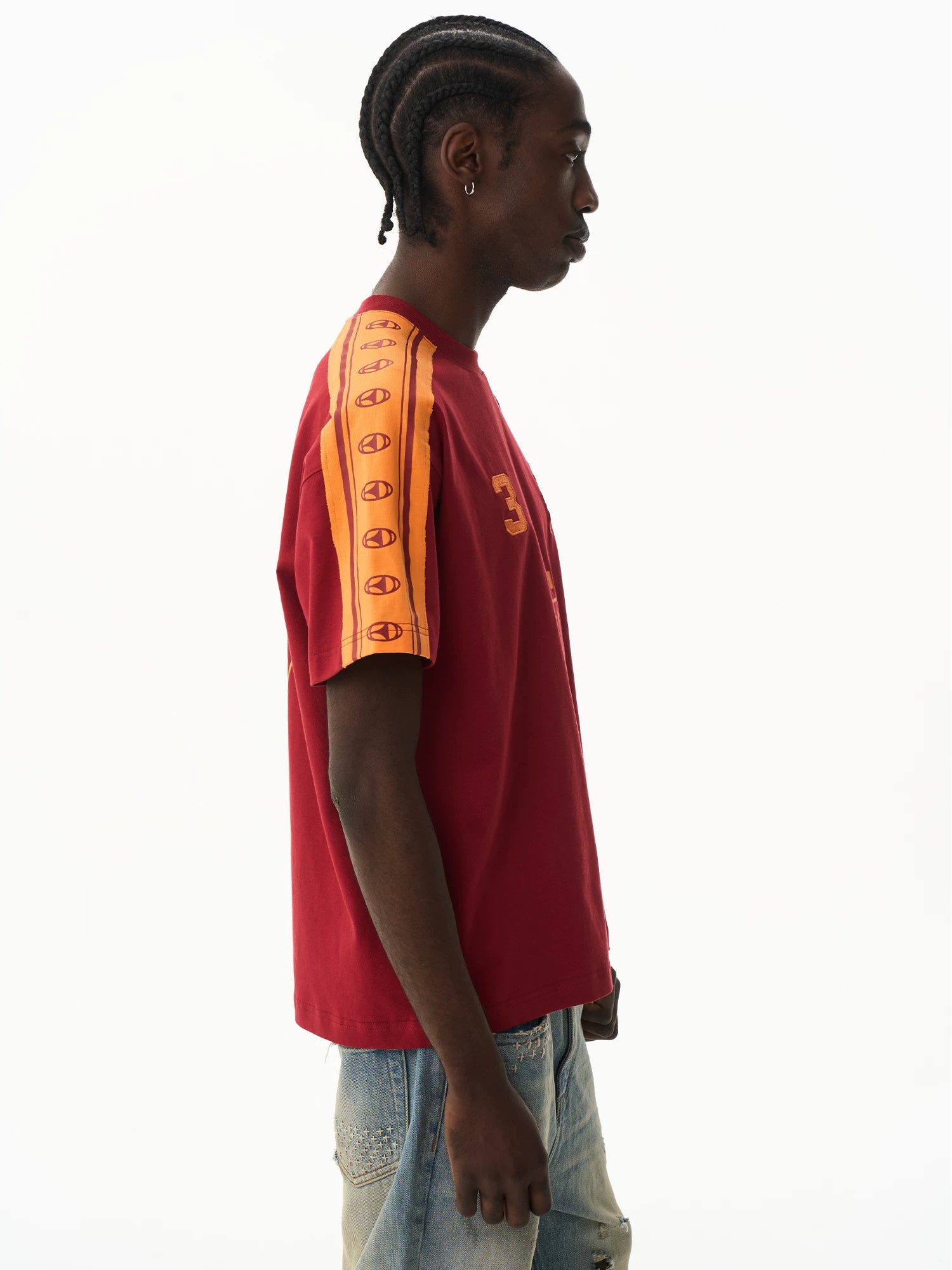 Vintage Contrast Panel Sport T-Shirt