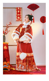 "龙宝送福"Ming-Dynasty Hanfu Set - CHINASQUAD