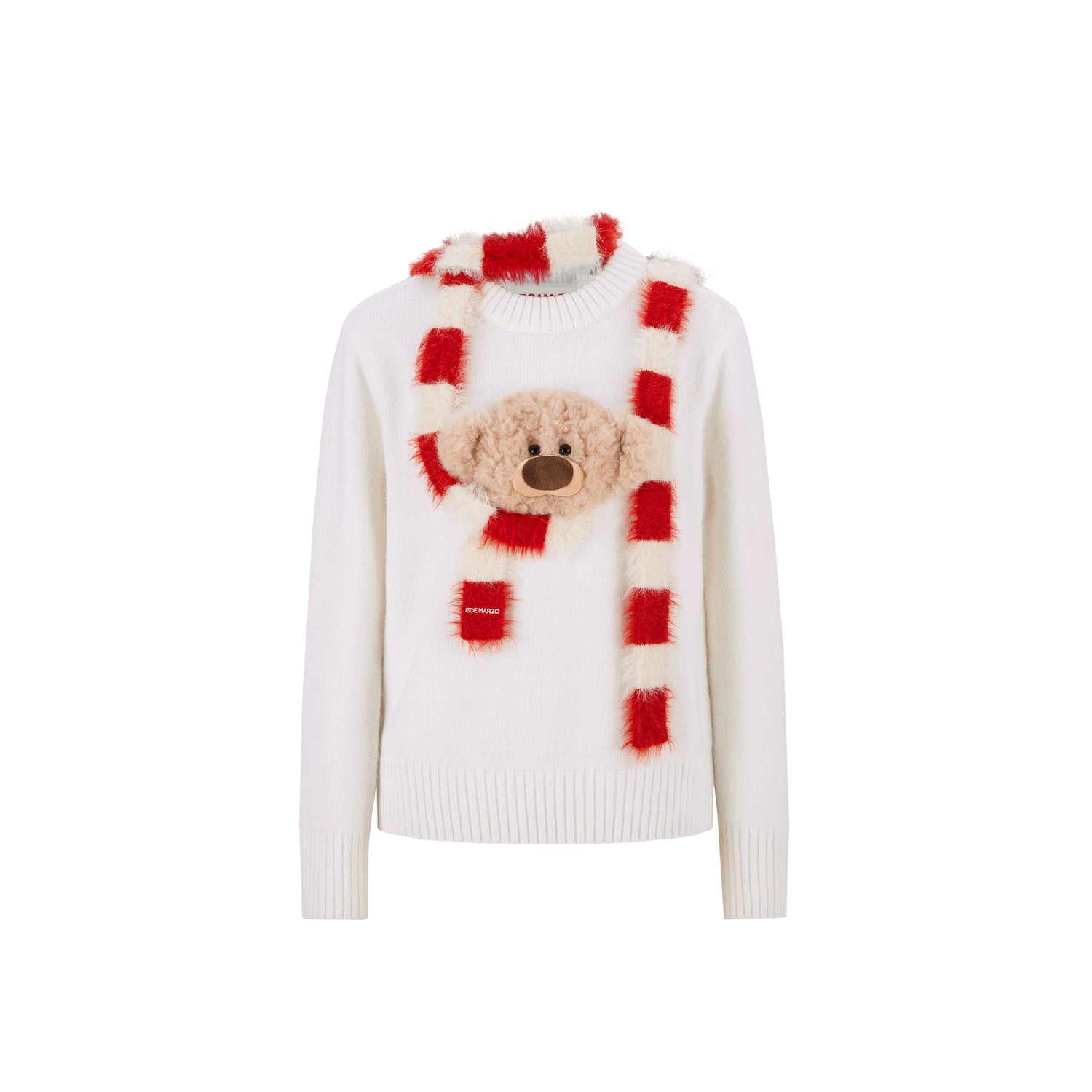 Bear Knit Sweater &amp; Scarf Set