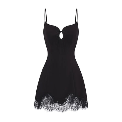 Lace Cut-Out Camisole Dress