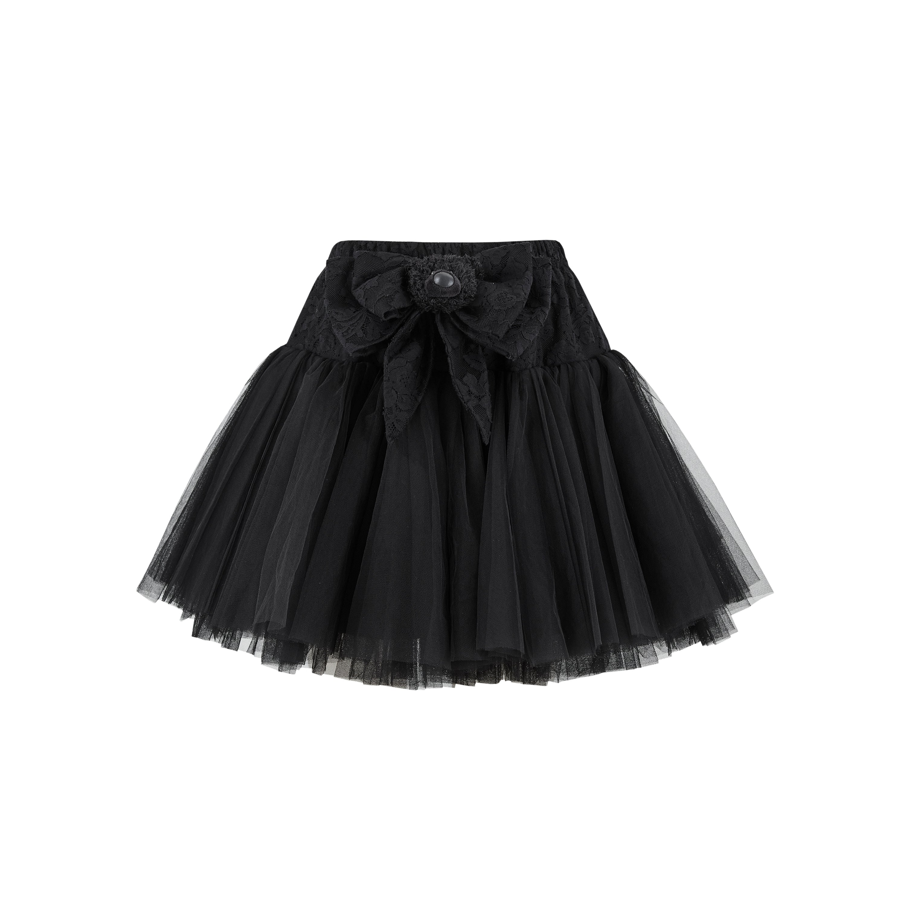 Bow Lace Mini Skirt