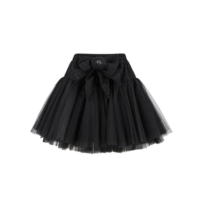 Bow Lace Mini Skirt