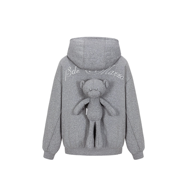 Glitter Zip-Up Hoodie