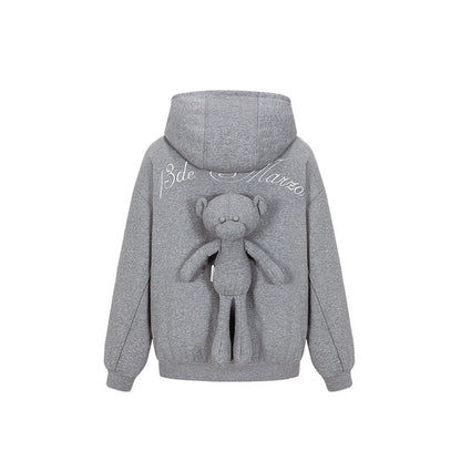 Glitter Zip-Up Hoodie
