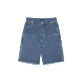 Embroidered Denim Shorts - CHINASQUAD