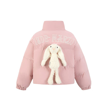 Plush Doll Puffer Down Jacket