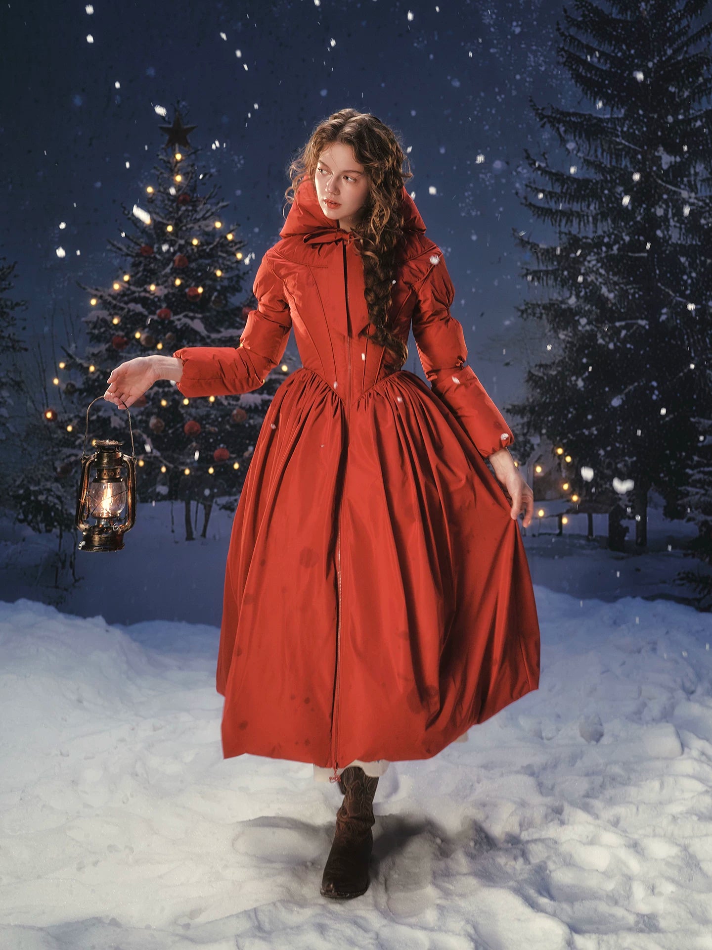 French Tailored Longline Down Coat