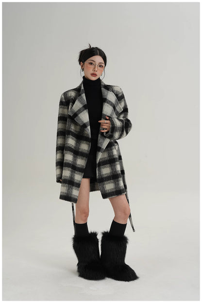Double-Faced Wool Mid-Length Coat
