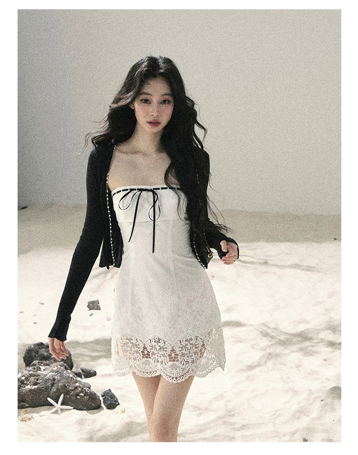 Moonwoven Lace Off-Shoulder Mini DressMoonwoven Lace Off-Shoulder Mini Dress
