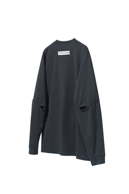 Disjointed Structure Long Sleeve T-Shirt
