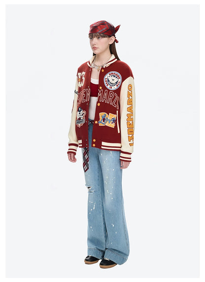 Doozoo Retro Instruments Baseball Jacket