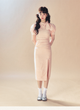 Pink Cheongsam Dress - CHINASQUAD