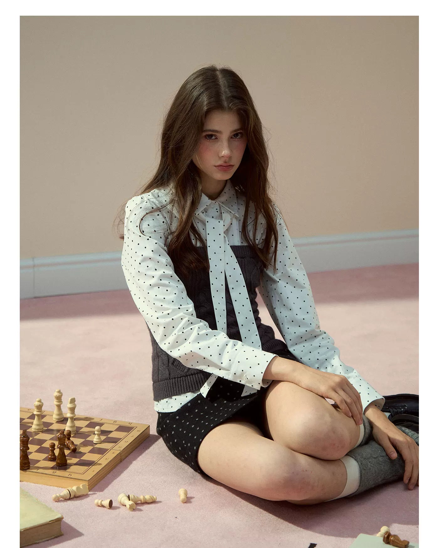 Polka Dot Preppy Shirt