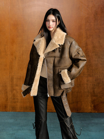 Pocket Fur-lined Jacket - CHINASQUAD