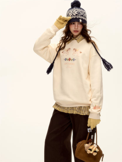 Winter Wool Knit Five-Finger Gloves