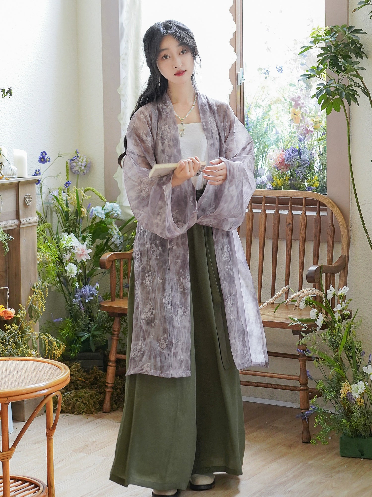 &quot;染夏 &quot; Song Dynasty Hanfu Set