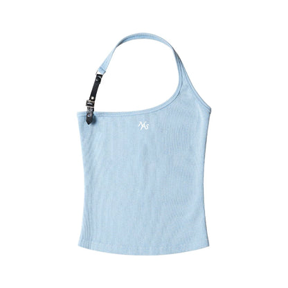 Equestrian Asymmetric Strap Fitted Tank