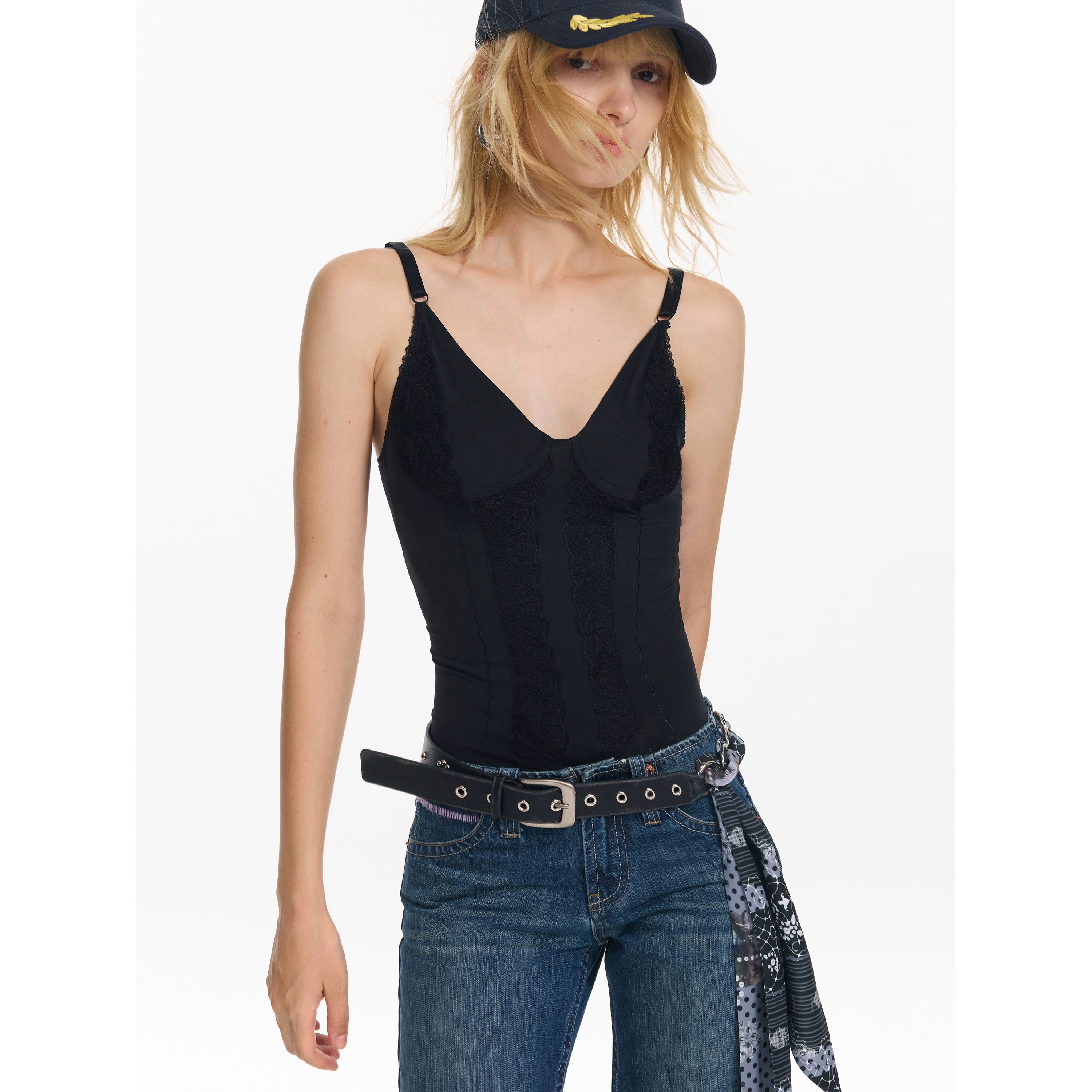 Embroidered Slim Fit Camisole