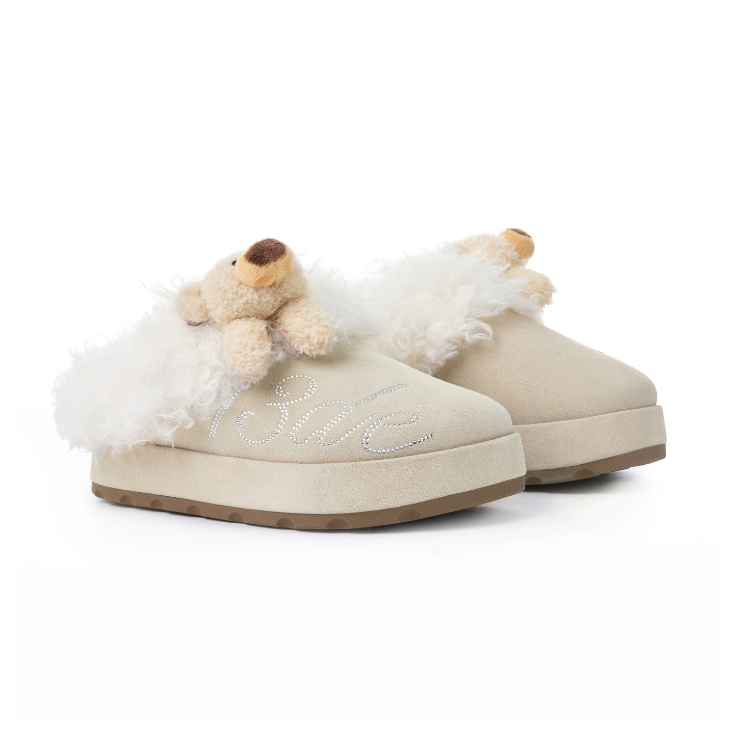 Plush Lined Platform Mule Snow Boots