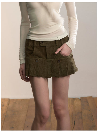 Convertible Detachable Mini Skort