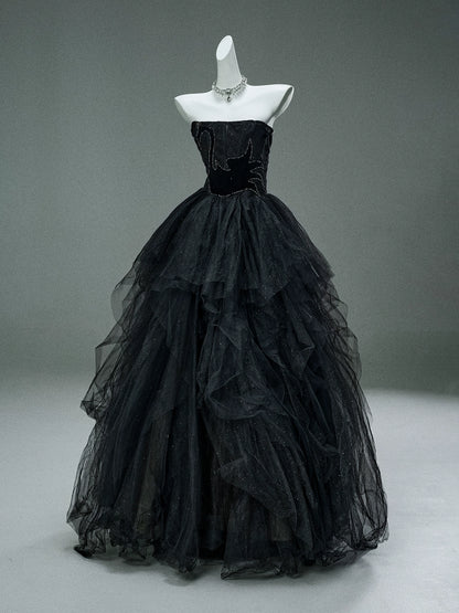 Black Swan Nocturne Tulle Couture Gown