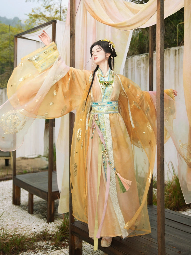 &quot;齐光&quot; Modern Hanfu Hanfu Set