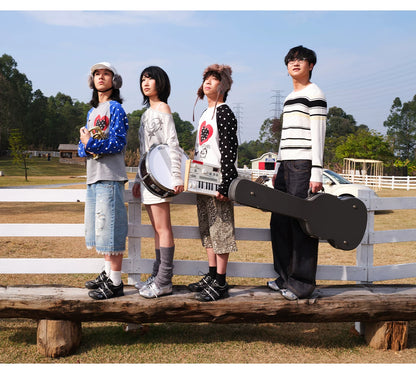 Sprint Novel Collaboration Leather Racing Sneakers