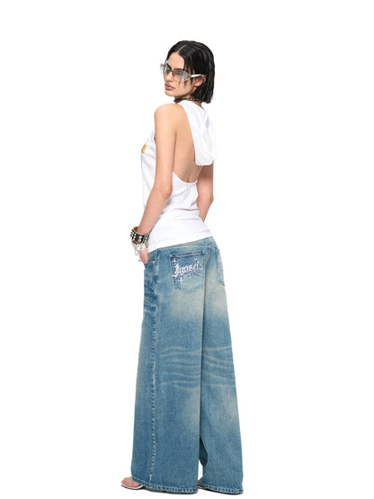 White Hooded Sleeveless Backless Vest