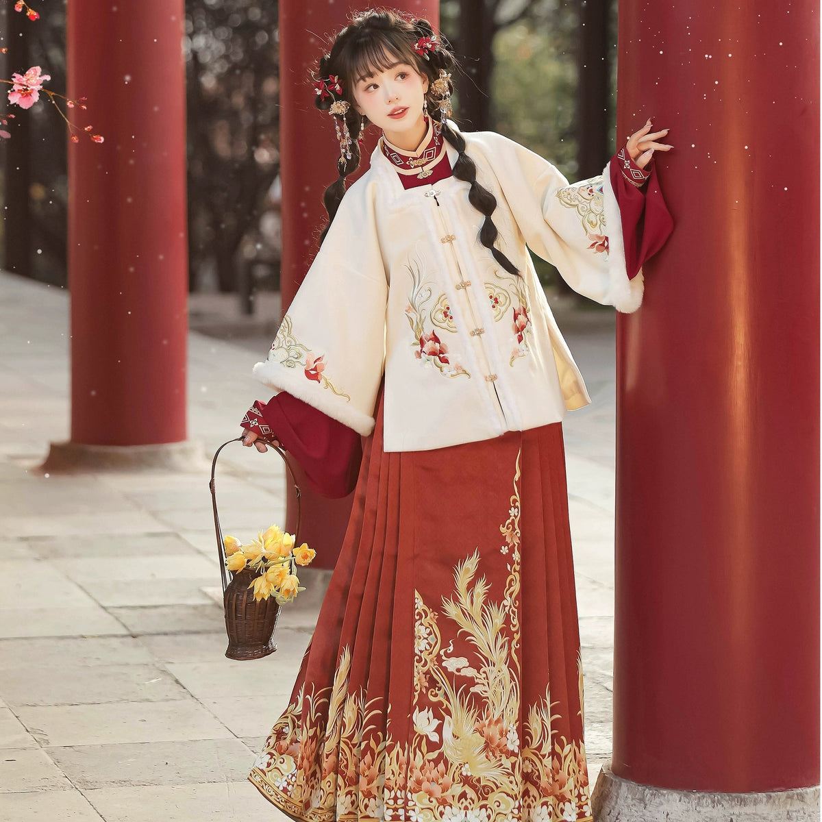 (Final Sale）"岁岁年年"Ming- Dynasty Hanfu Set