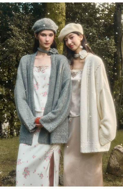 Cosagach Air Mohair Knit Cardigan