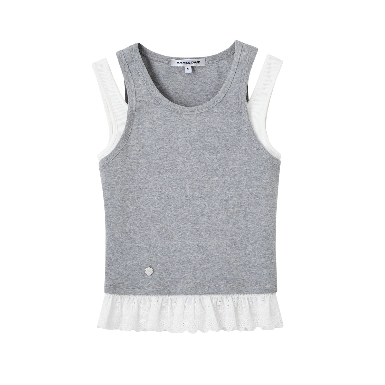 Petal Lace Strapped Tank Top