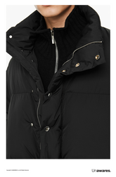 Black Foldable Down Jacket - CHINASQUAD