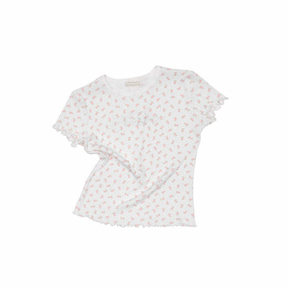 Rhinestone Logo Slim-Fit Baby Tee 1Jinn Studio
