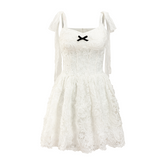 White Lace Dress - CHINASQUAD