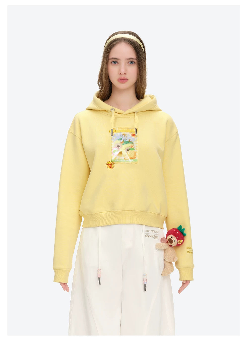 Lollipop Wrapper Cropped Hoodie