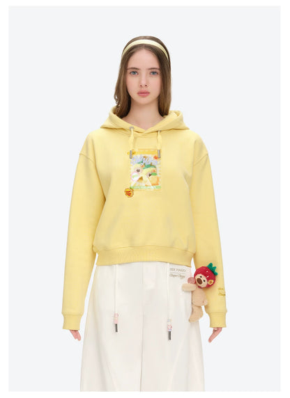 Lollipop Wrapper Cropped Hoodie