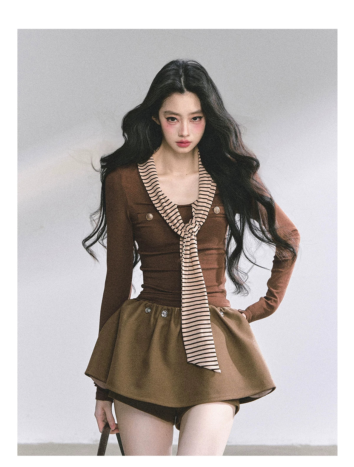 Striped Long-Sleeve Slim-Fit T-Shirt