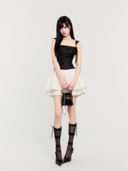 Prelude Pleated Princess Camisole Dress