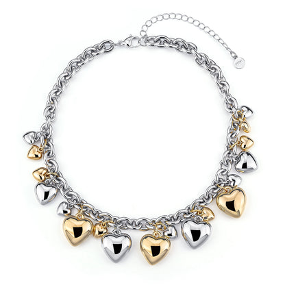 Silver Pearl Layered Necklace